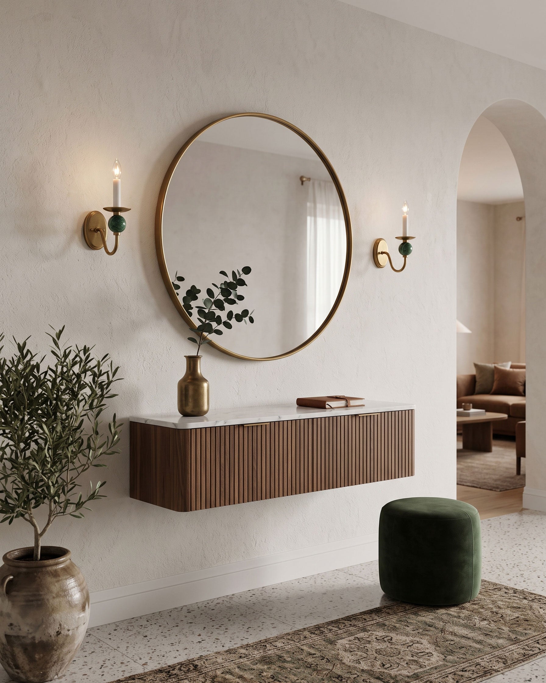 Jovie Marble Wall Sconce