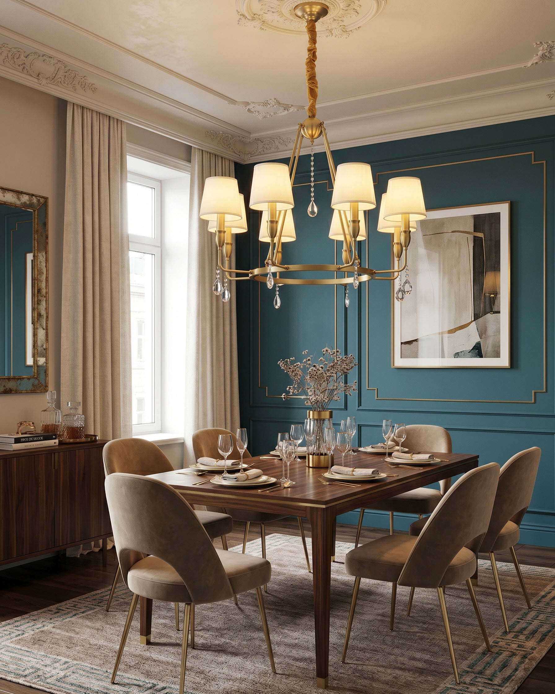 Juliet Tapered Shade Chandelier