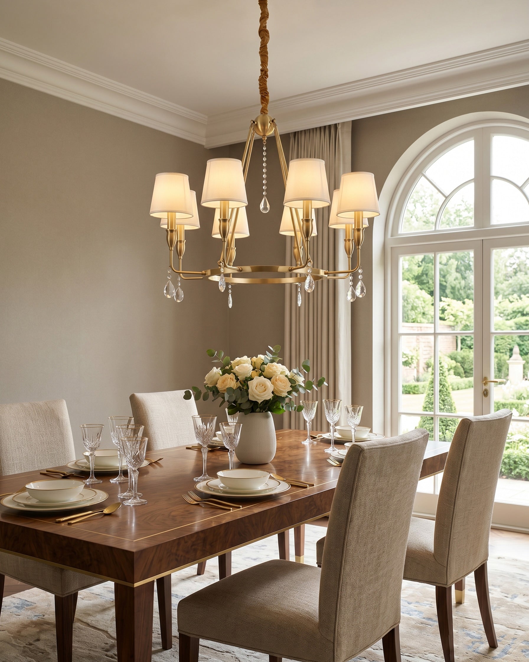 Juliet Tapered Shade Chandelier