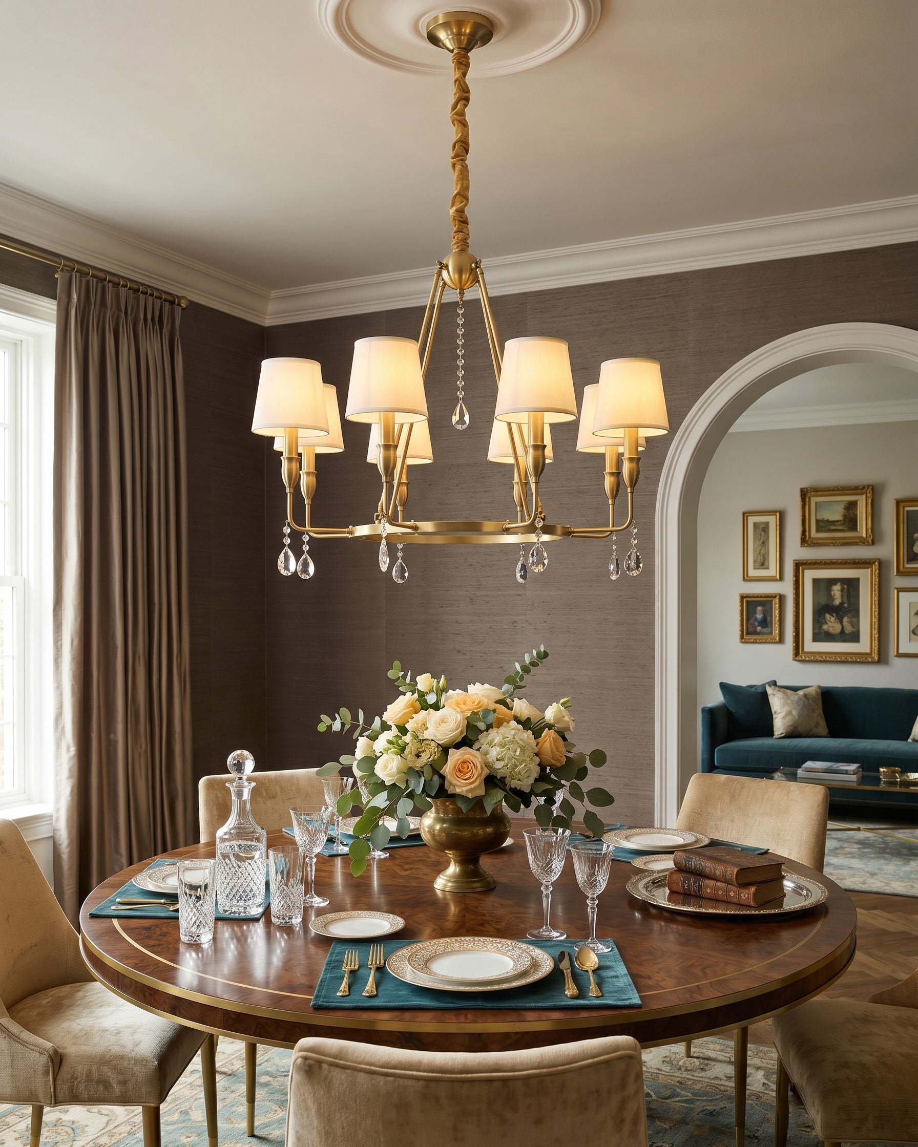 Juliet Tapered Shade Chandelier