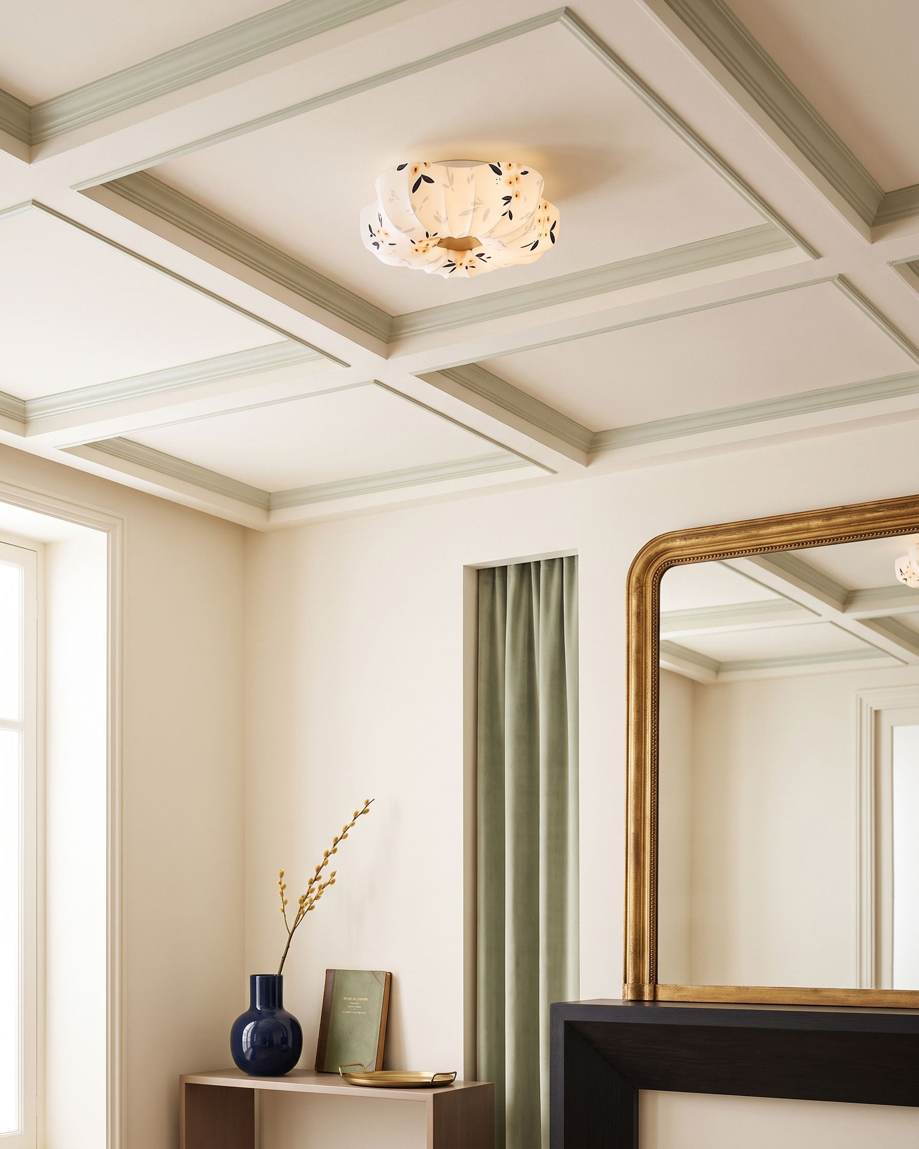 Junia Whimsical Floral Flush Mount