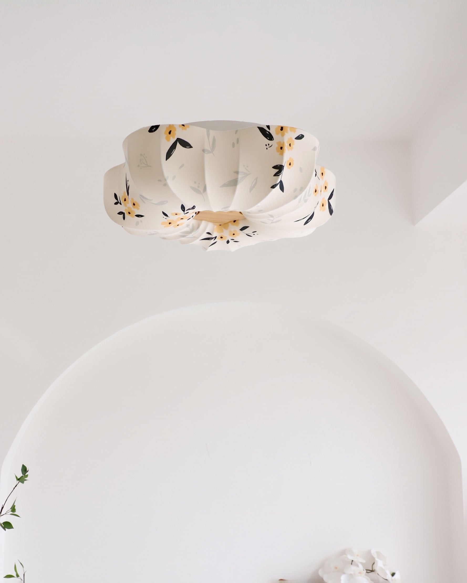 Junia Whimsical Floral Flush Mount