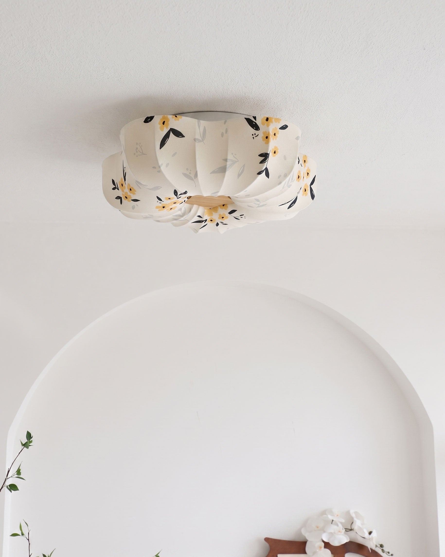 Junia Whimsical Floral Flush Mount