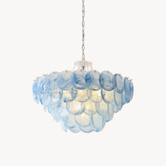 Keanu Ripple Glass Island Chandelier