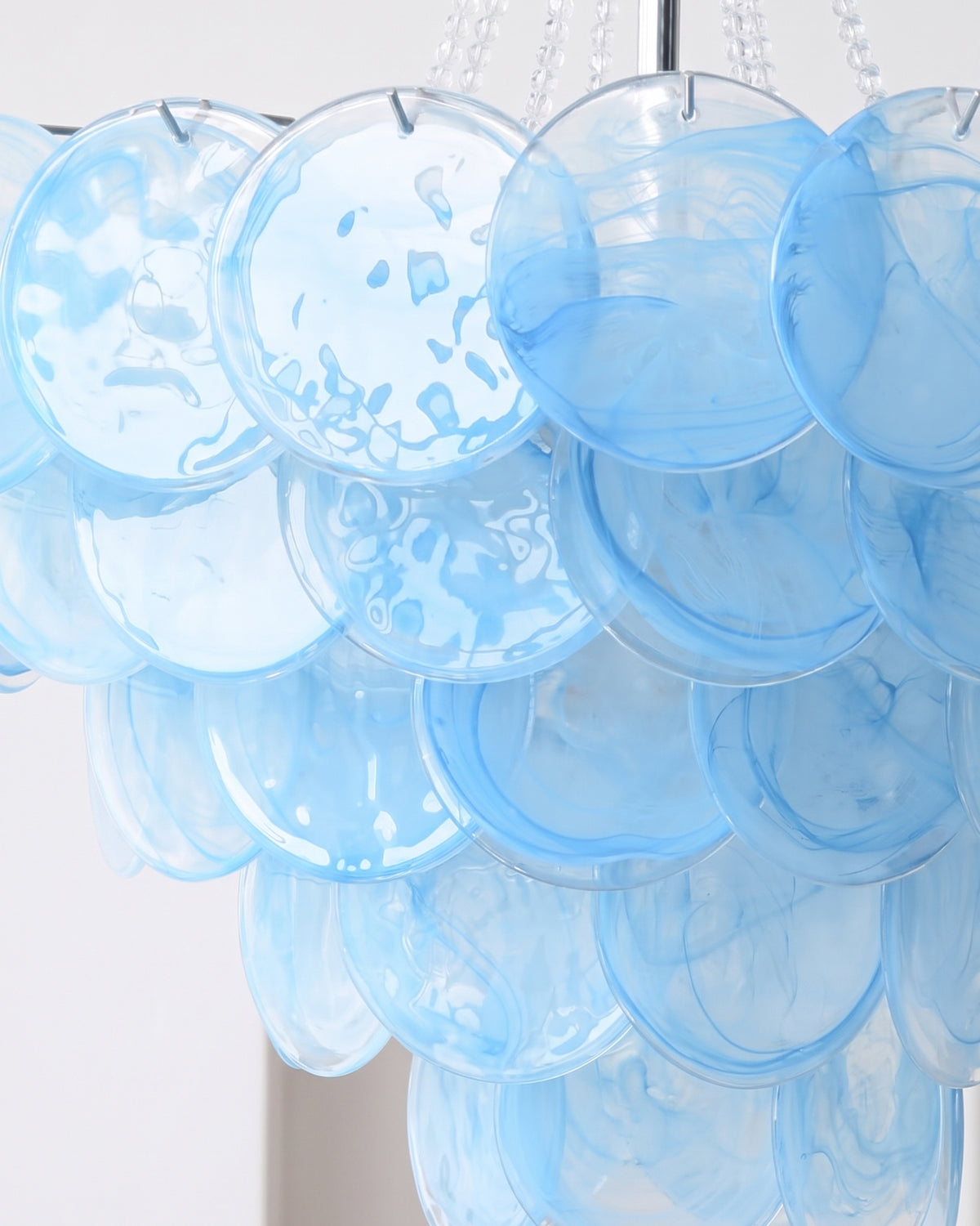 Keanu Ripple Glass Island Chandelier