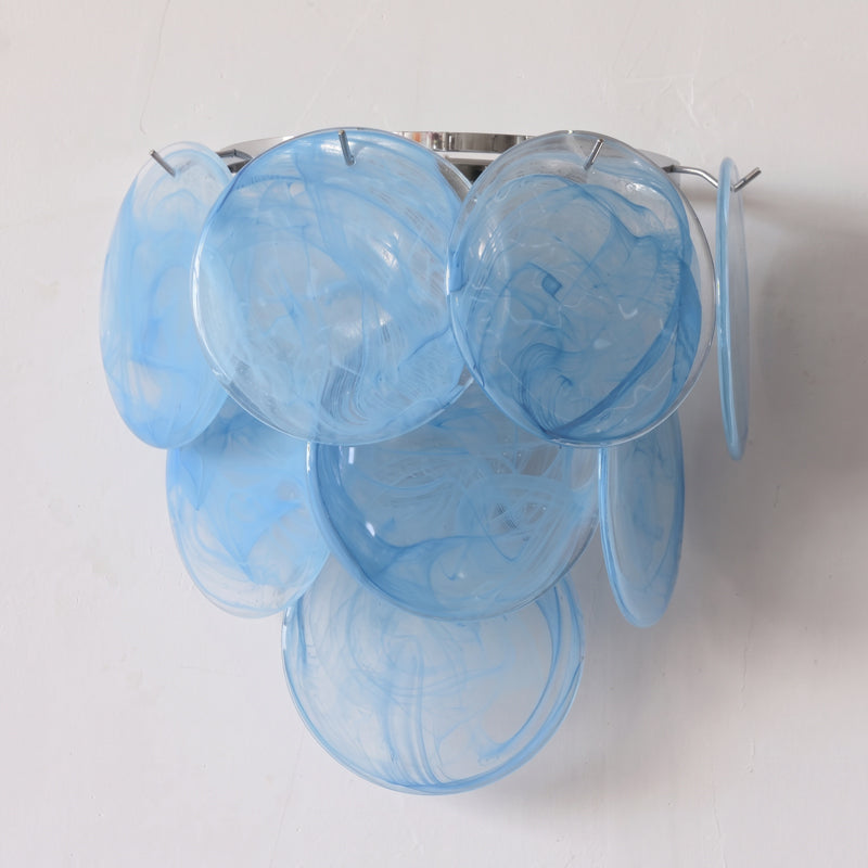 Keanu Ripple Glass Wall Sconce