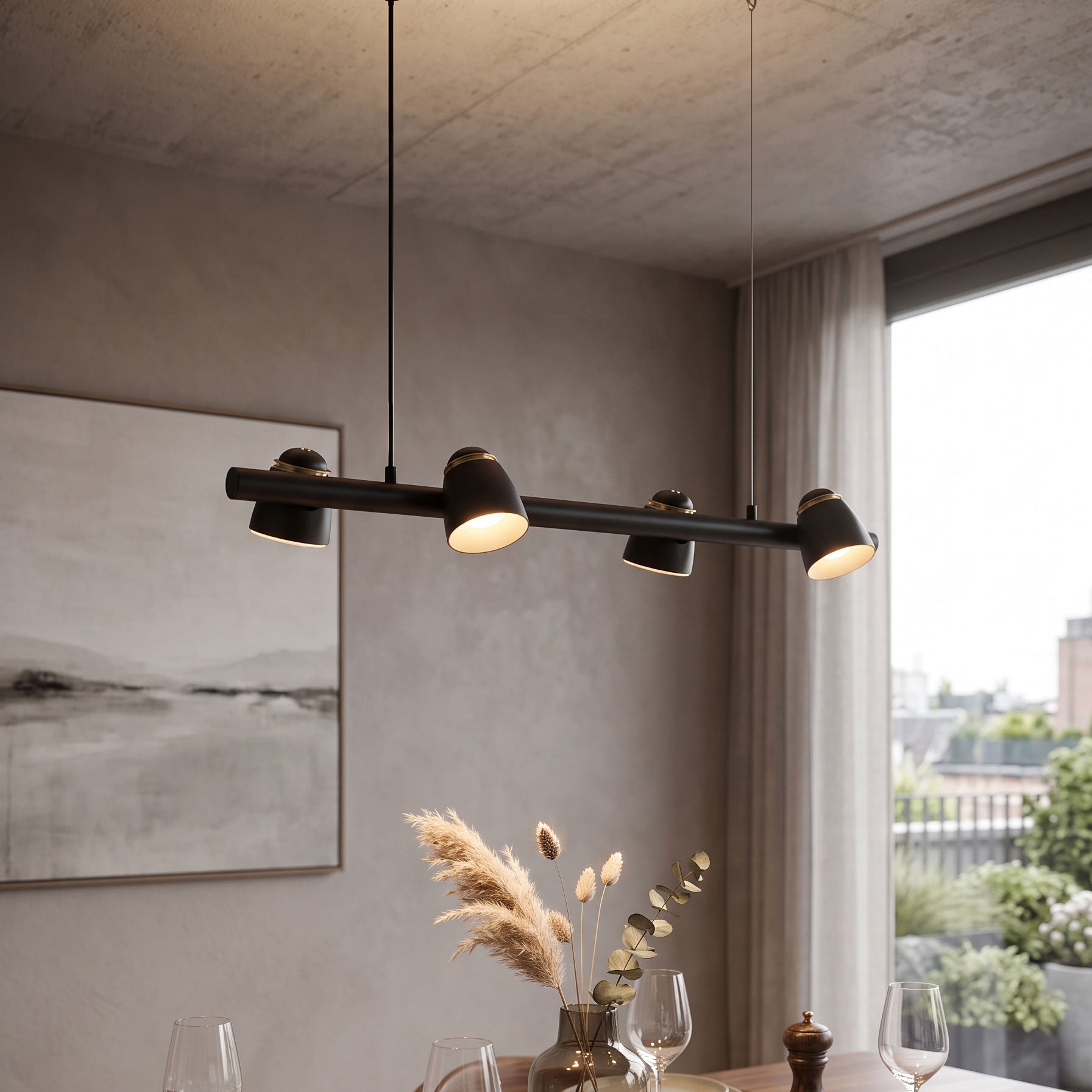 Rayonshine Kellan Multi-Light Pendant Light — Detail View 4