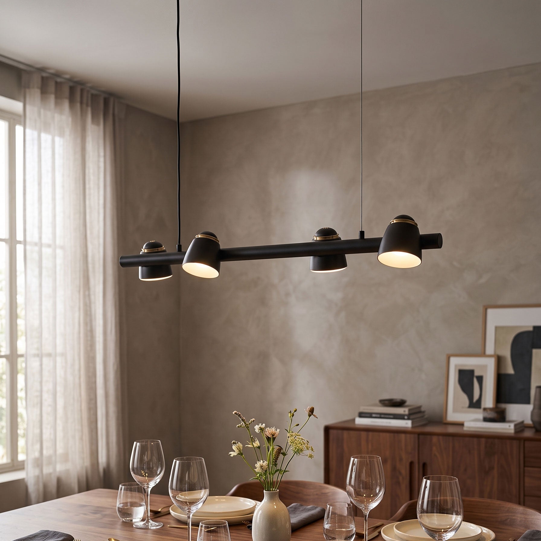 Rayonshine Kellan Multi-Light Pendant Light — Detail View 2