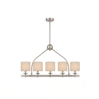 Satin Nickel & White