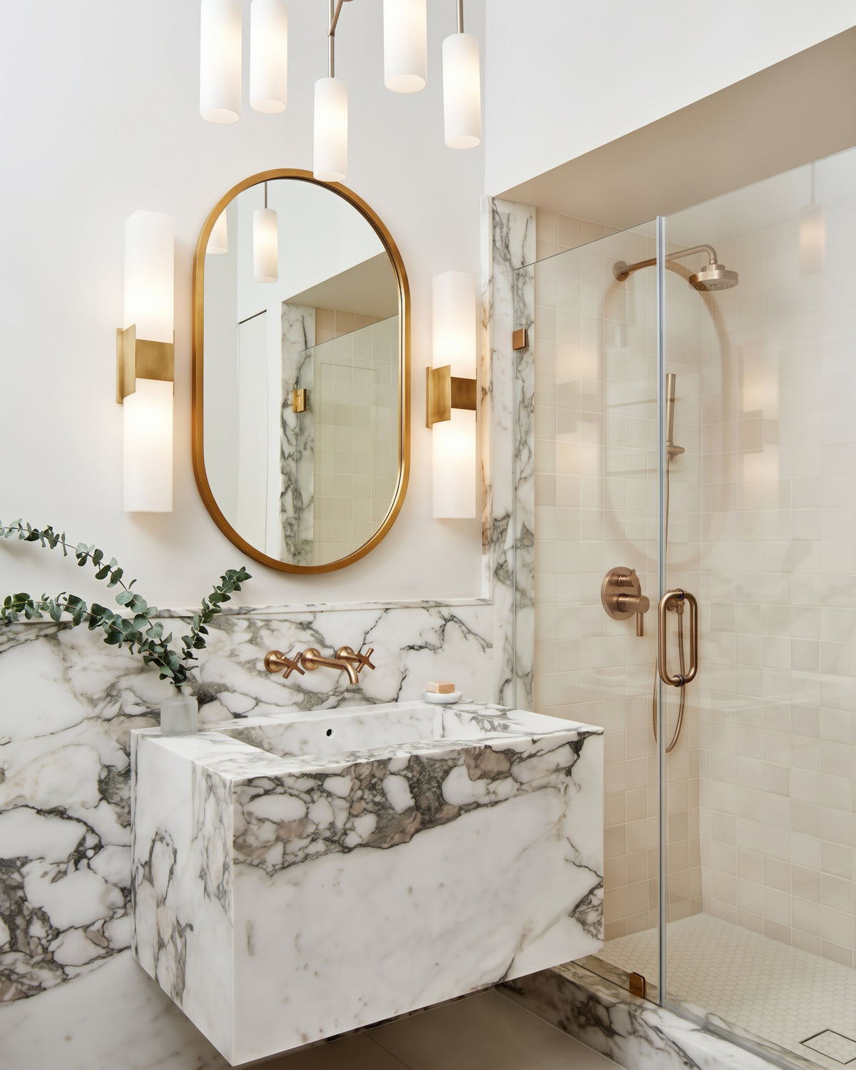 مصباح Kensington Alabaster الجداري
