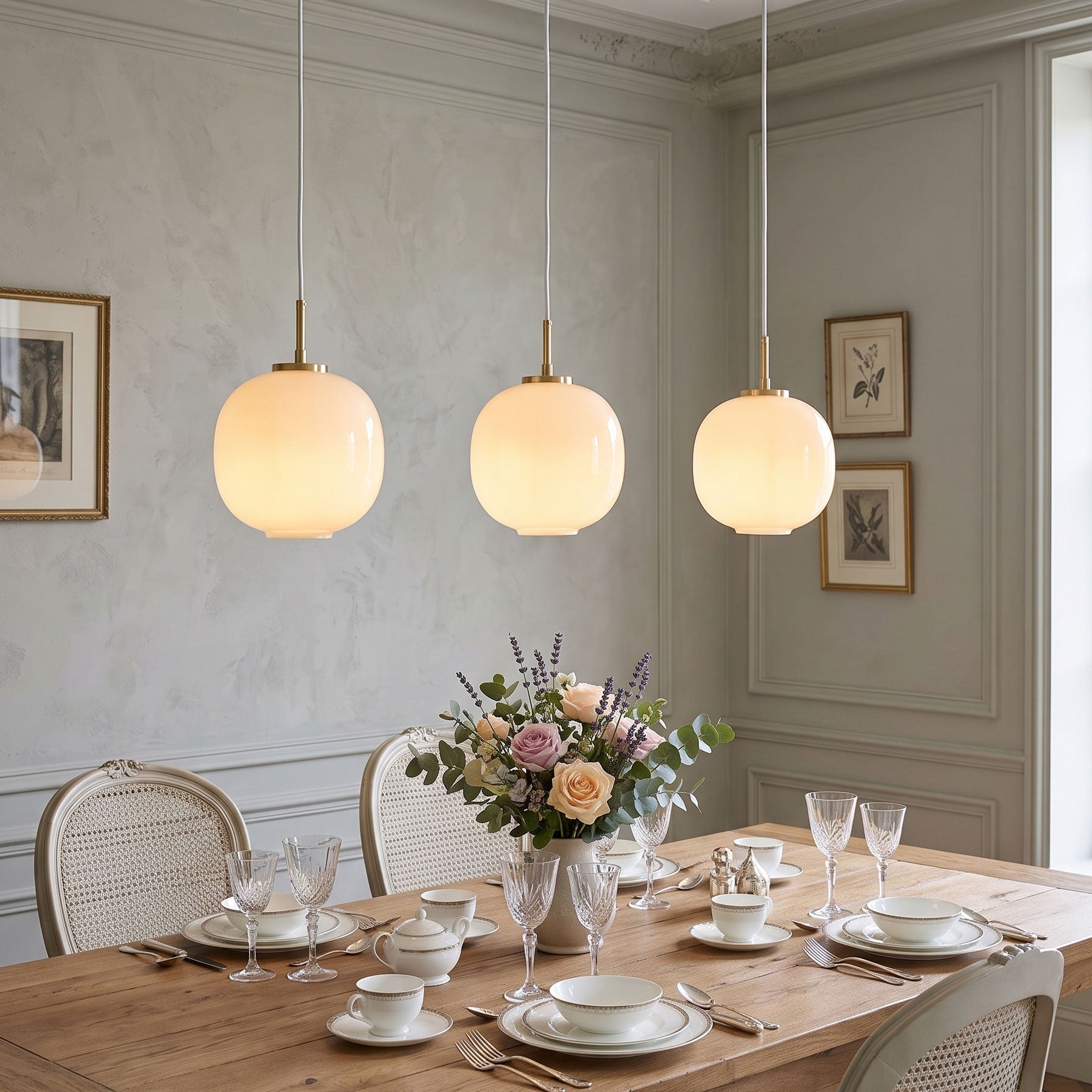 Kester Opal Pendant Light