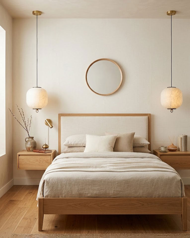 Kian Mulberry Silk Pendant Light