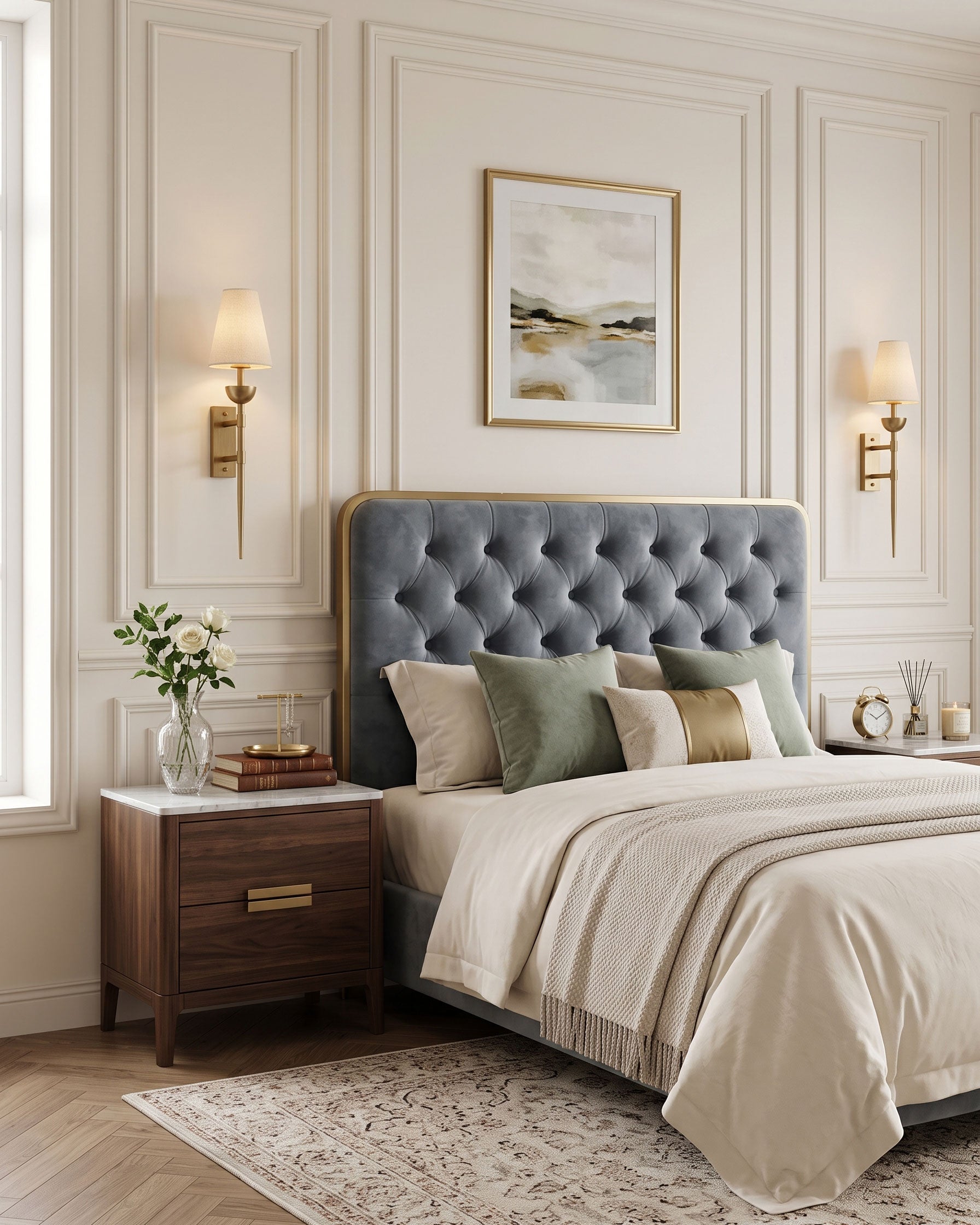 Kincaid Brass Fabric Wall Sconce