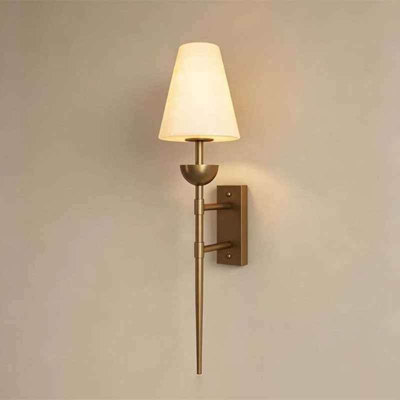 Kincaid Brass Fabric Wall Sconce