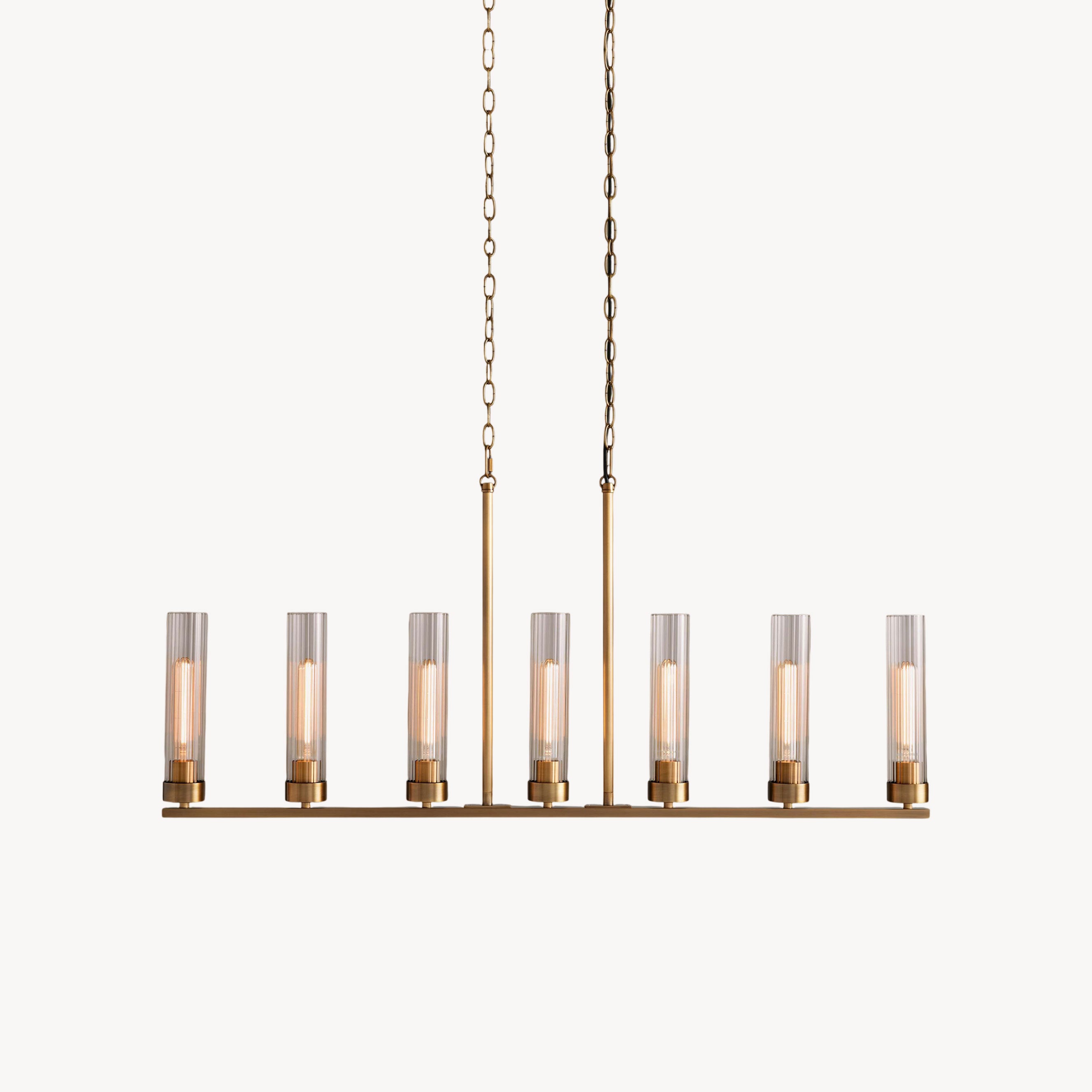 Larken Ribbed Chandelier