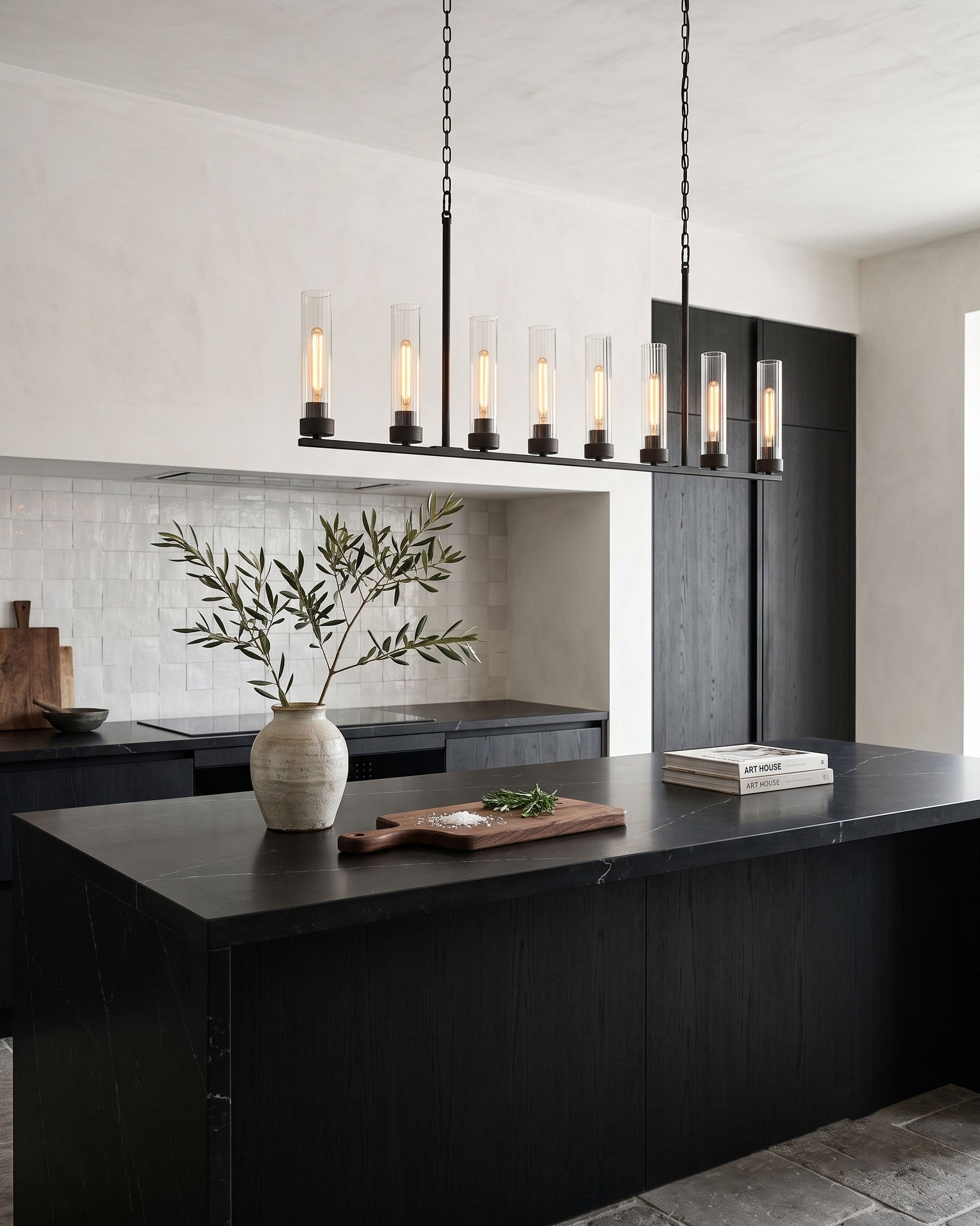 Larken Ribbed Chandelier