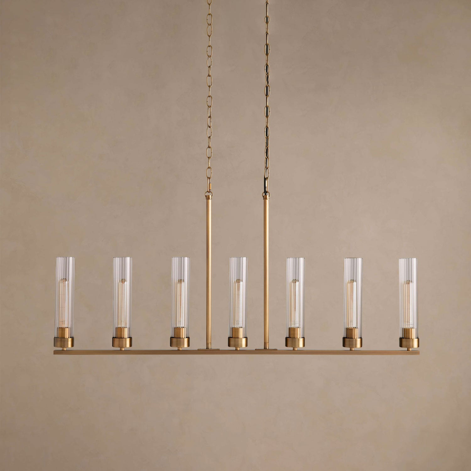 Larken Ribbed Chandelier