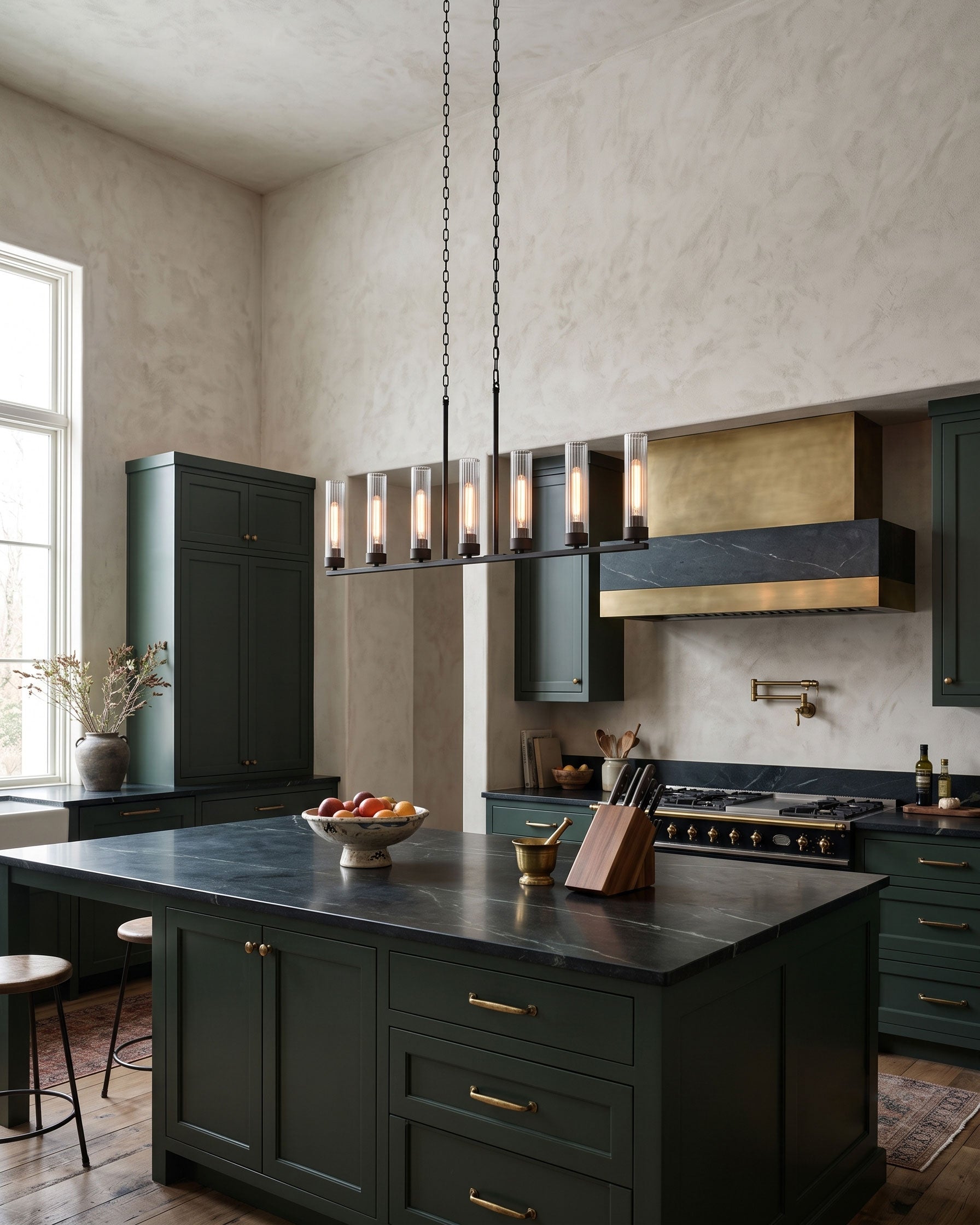 Larken Ribbed Chandelier
