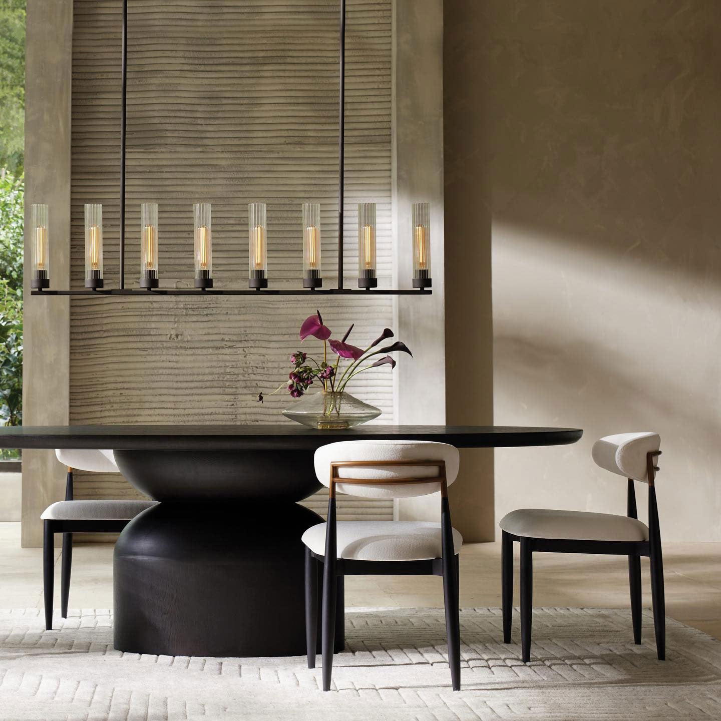 Larken Ribbed Chandelier