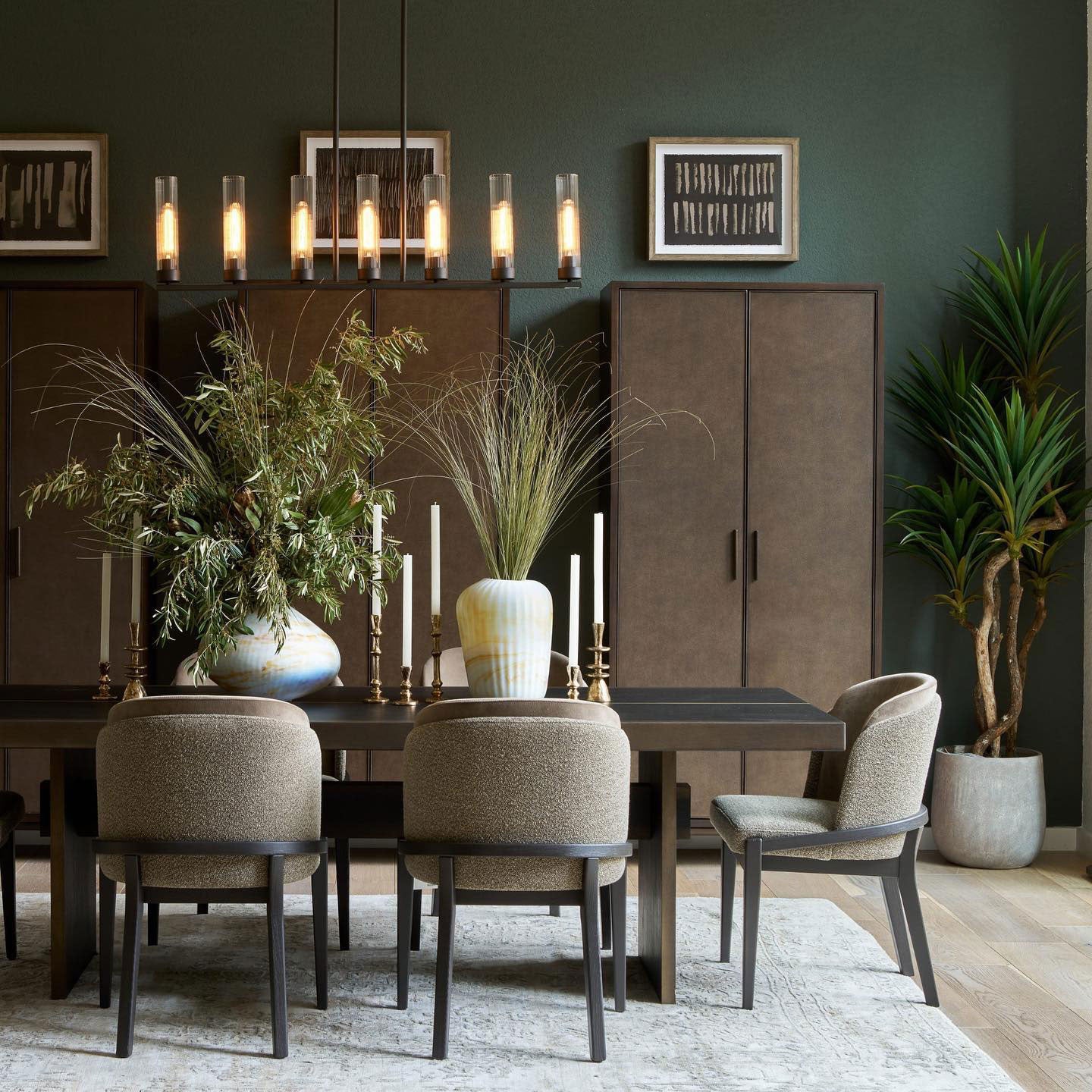 Larken Ribbed Chandelier