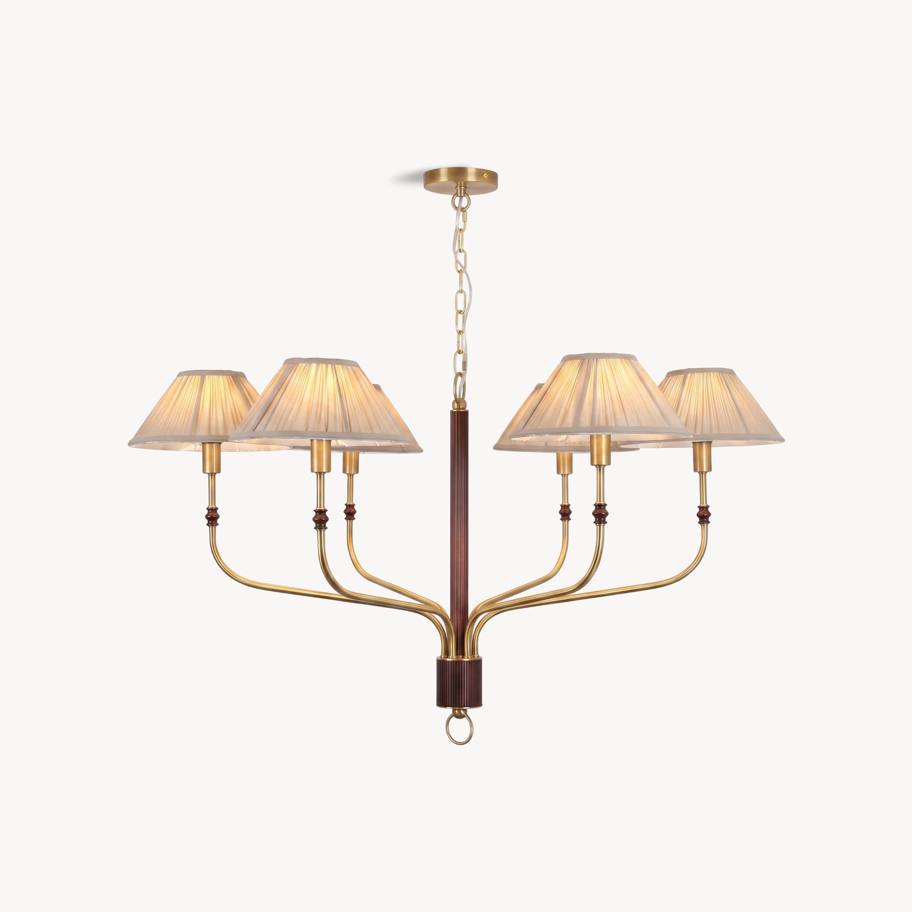 Laurent Pleated Chandelier