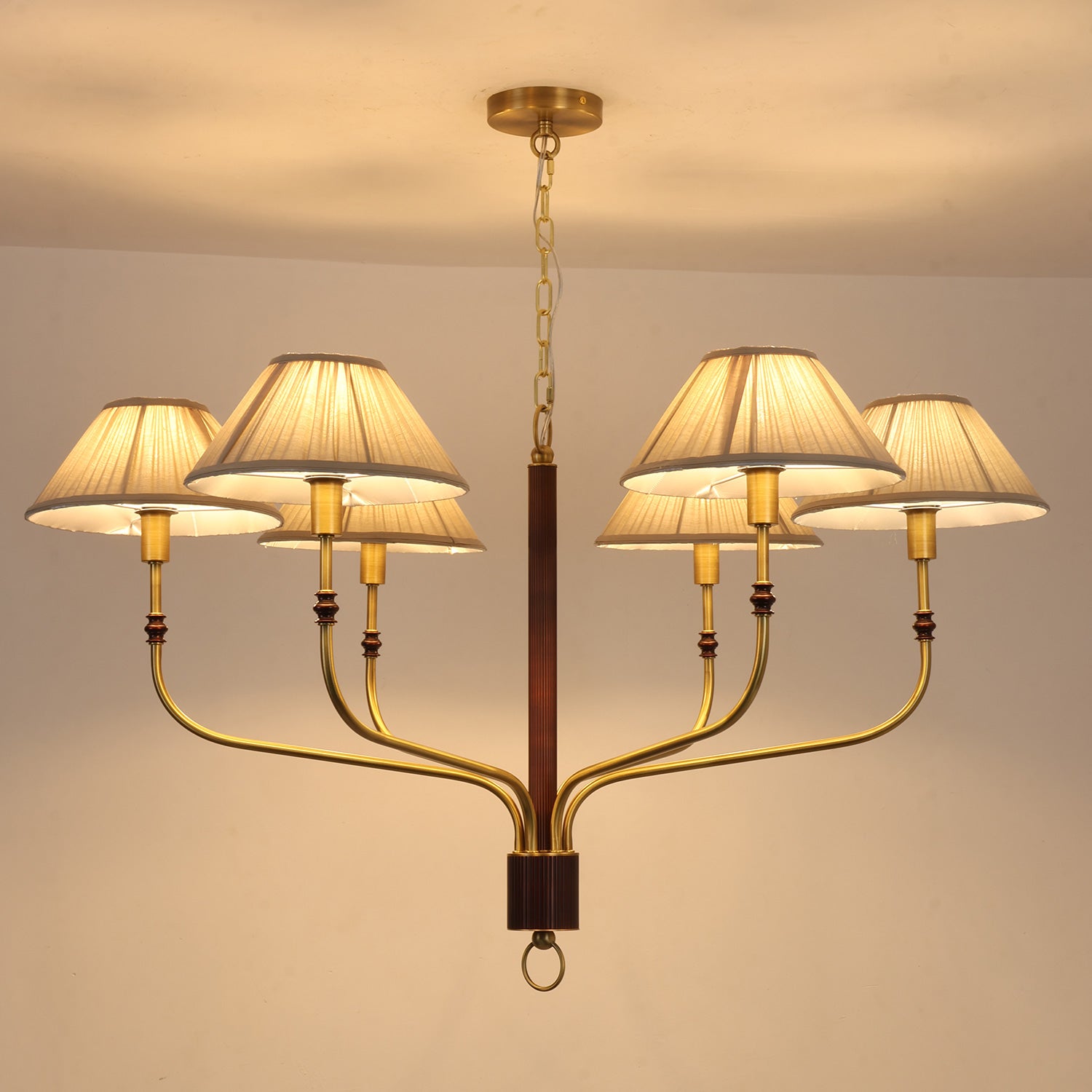 Laurent Pleated Chandelier