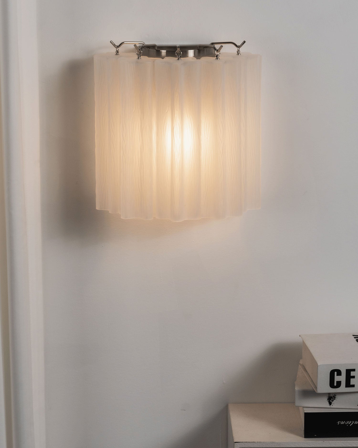 Leland Fluted Glass Wall Sconce