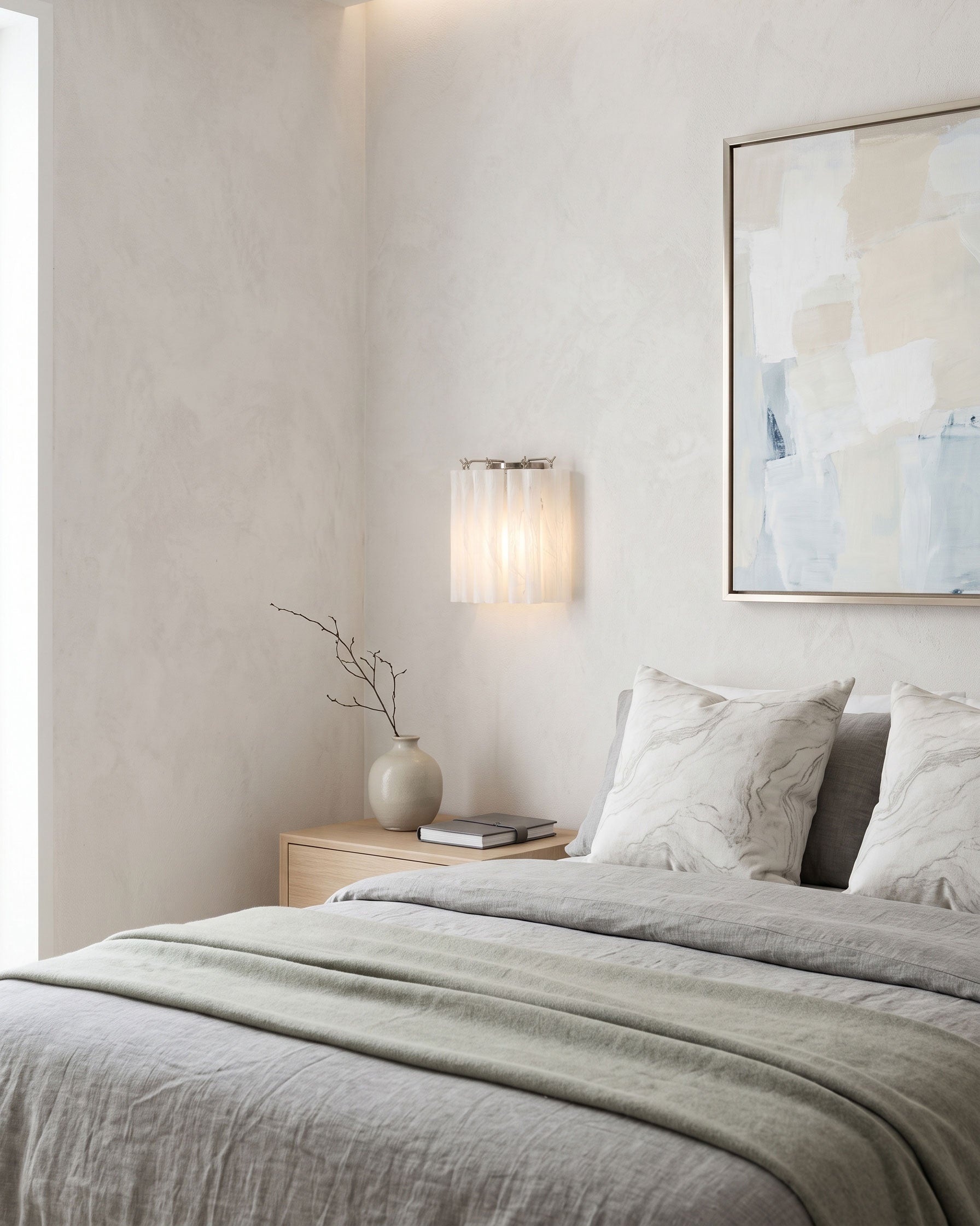 Leland Fluted Glass Wall Sconce