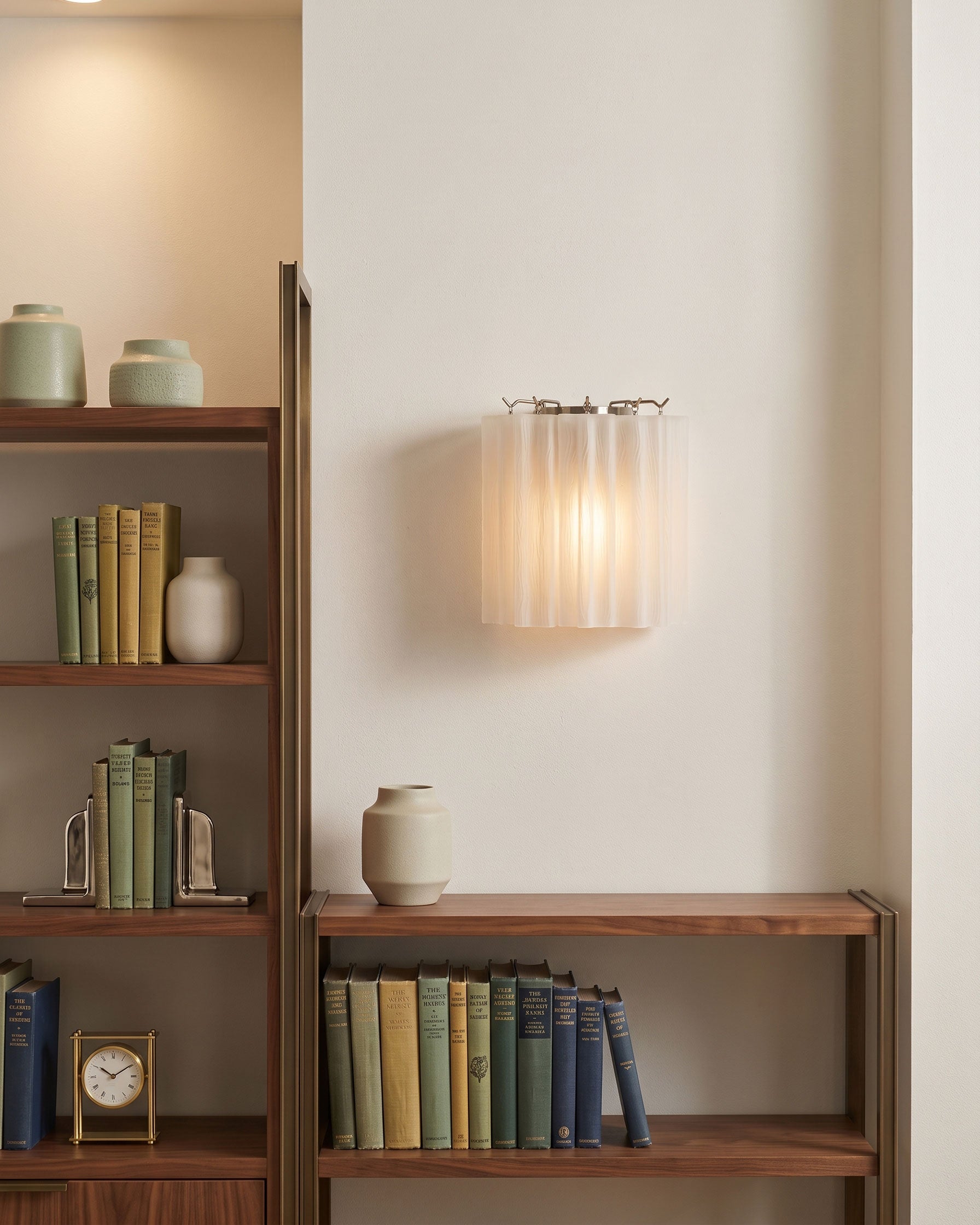 Leland Fluted Glass Wall Sconce