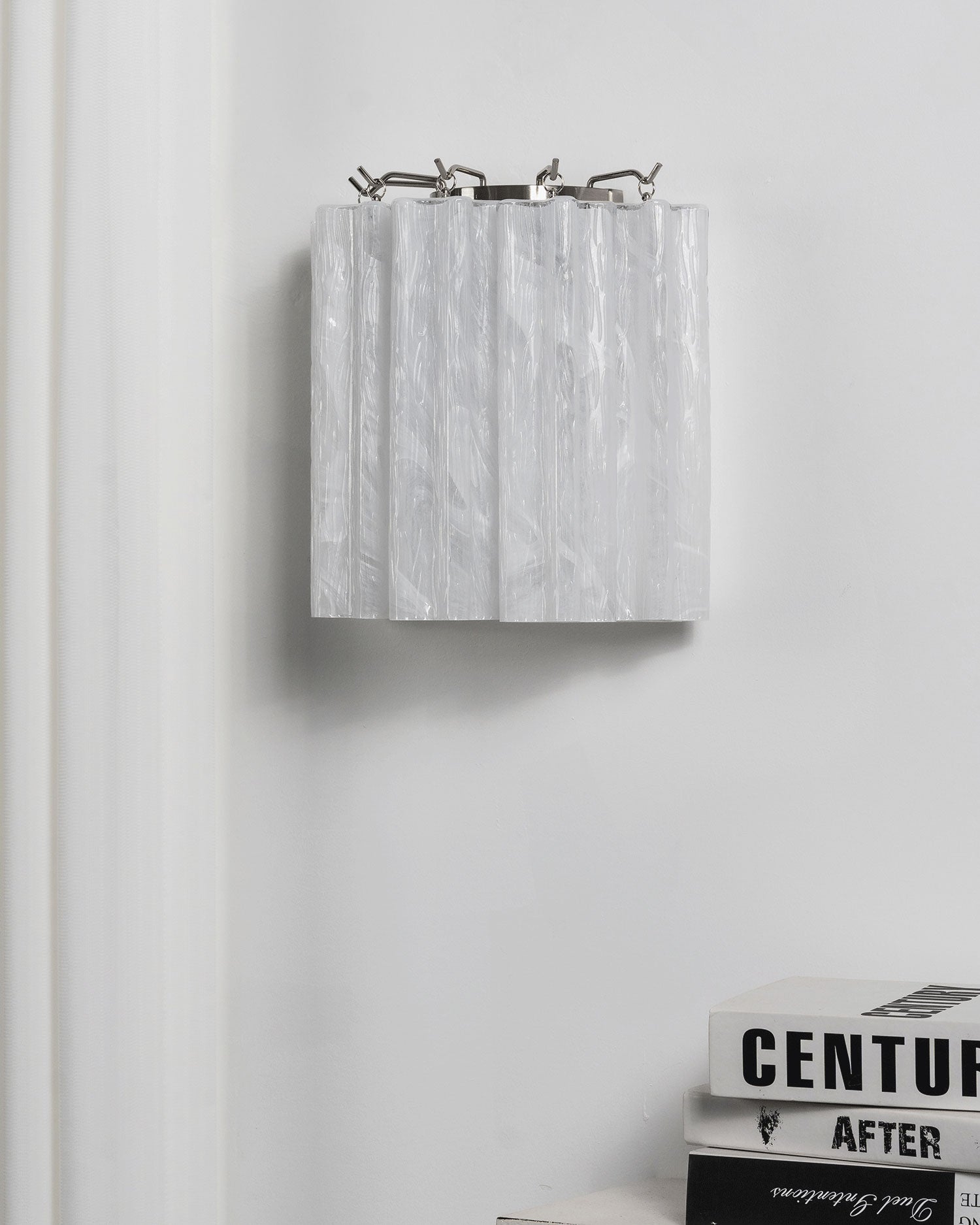 Leland Fluted Glass Wall Sconce