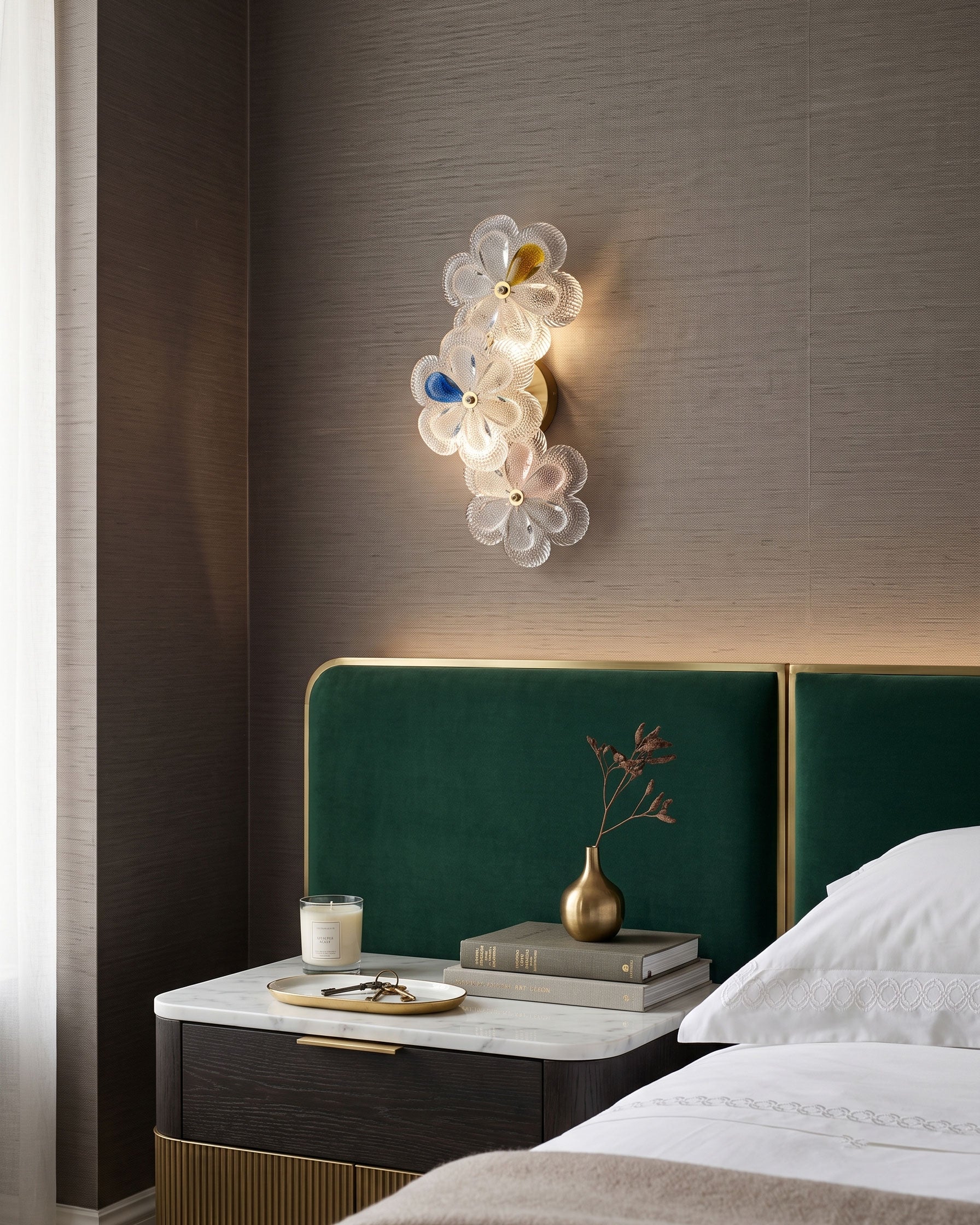 Rayonshine Lennox Floral Wall Sconce — Detail View 7