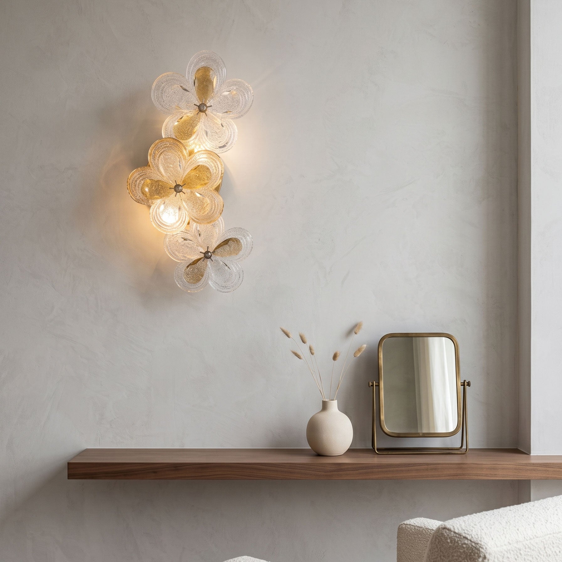 Rayonshine Lennox Floral Wall Sconce — Detail View 5