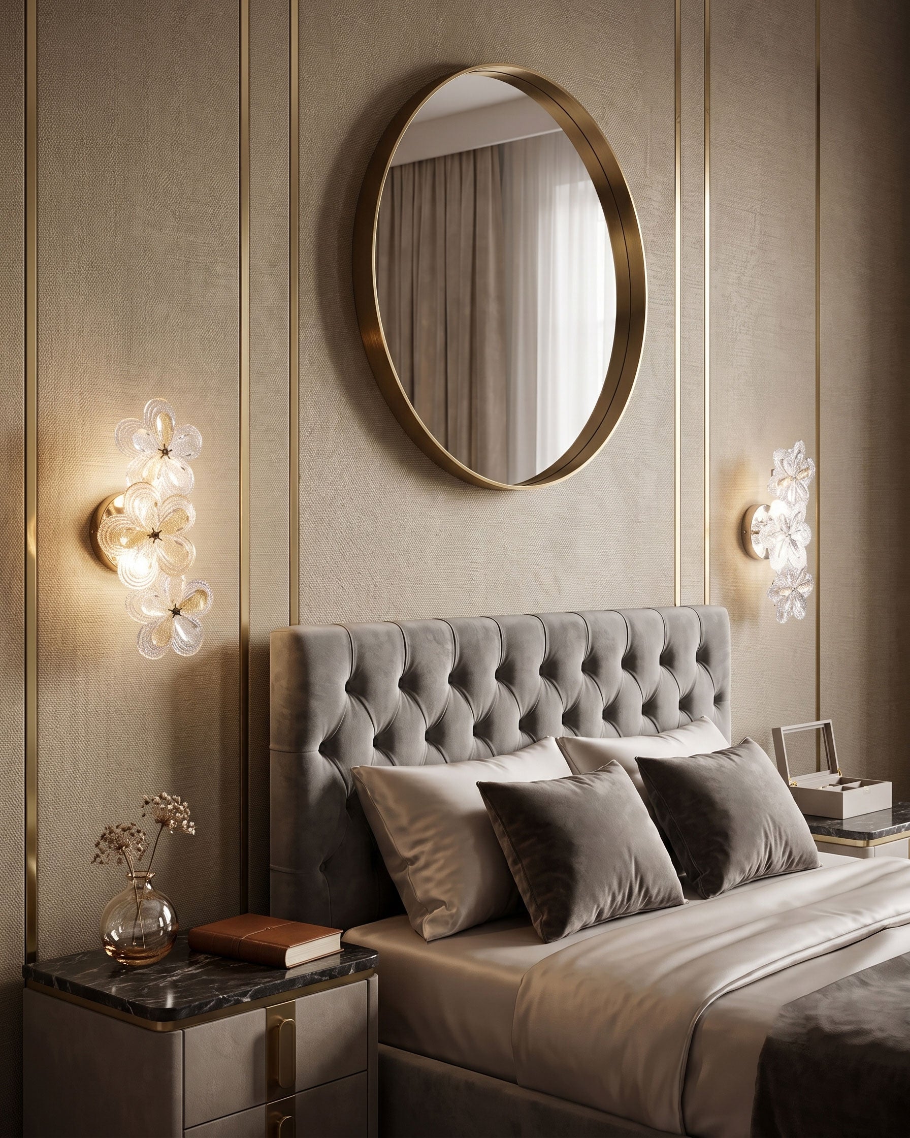 Rayonshine Lennox Floral Wall Sconce — Detail View 8