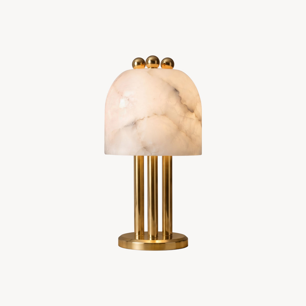 Leopold Sculptural Alabaster Table Lamp