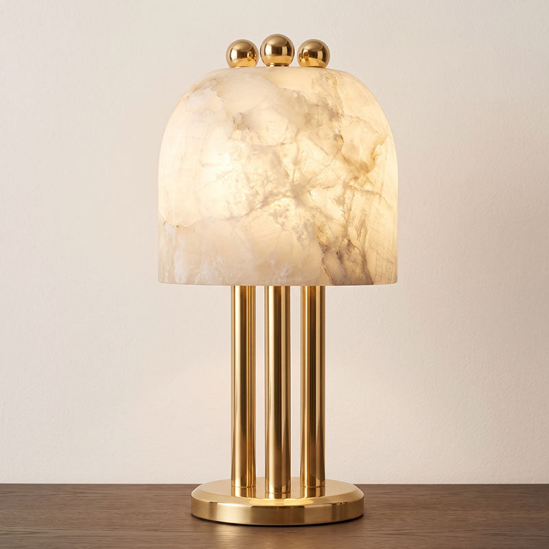 Leopold Sculptural Alabaster Table Lamp