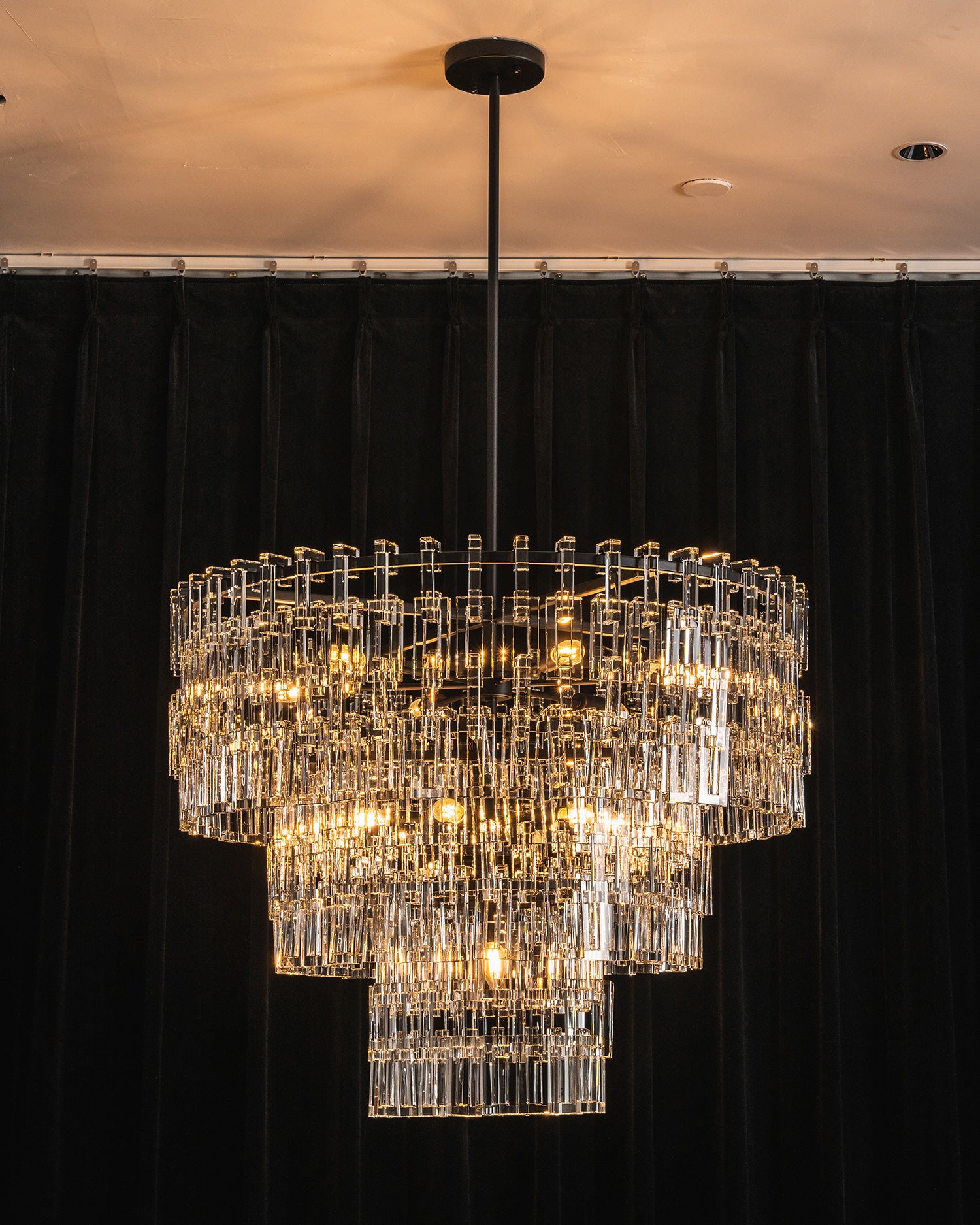 Lexington Tiered Crystal Chandelier