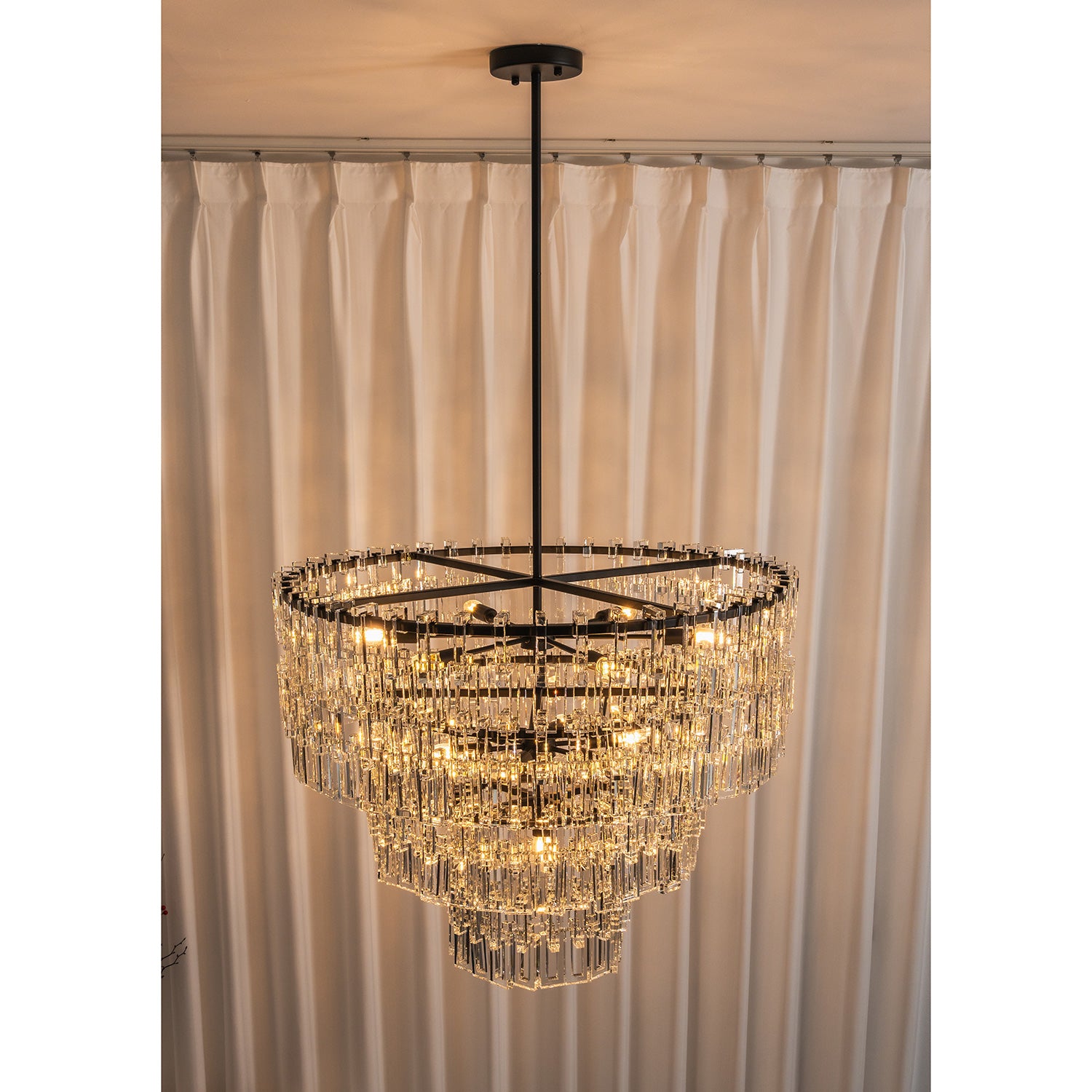 Lexington Tiered Crystal Chandelier