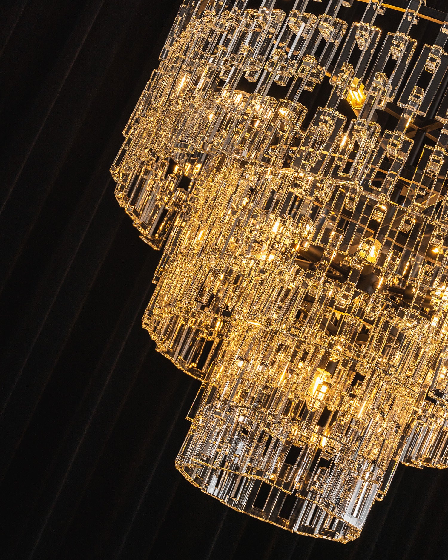 Lexington Tiered Crystal Chandelier