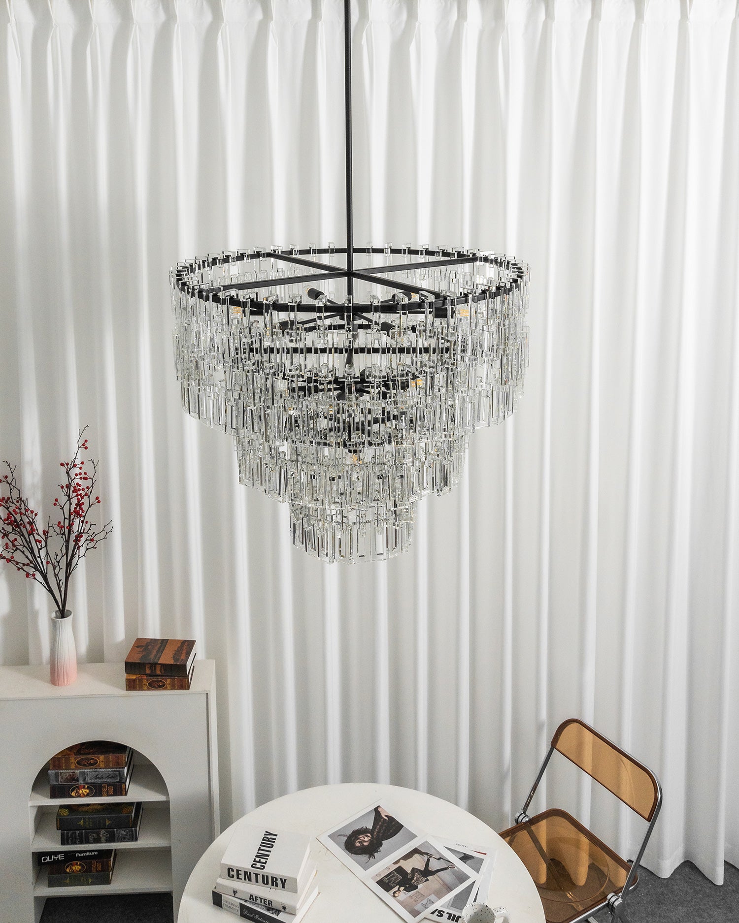 Lexington Tiered Crystal Chandelier