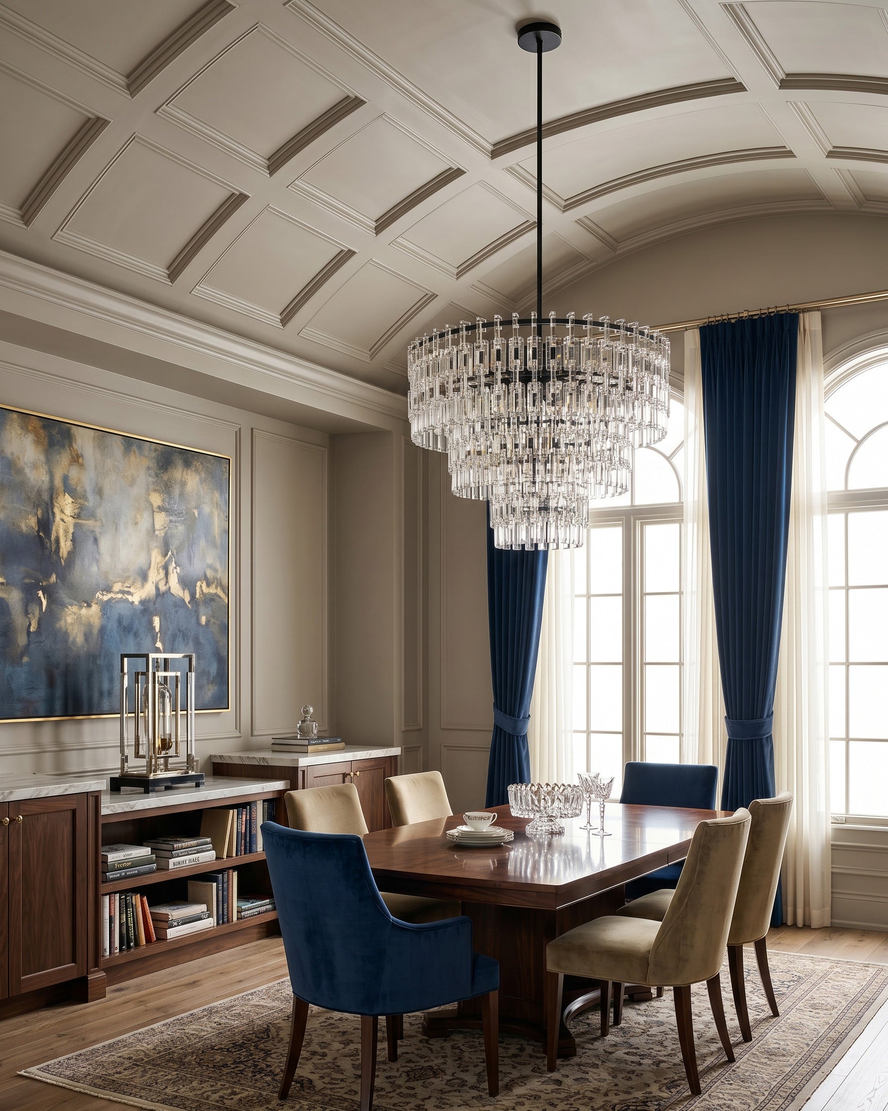 Lexington Tiered Crystal Chandelier