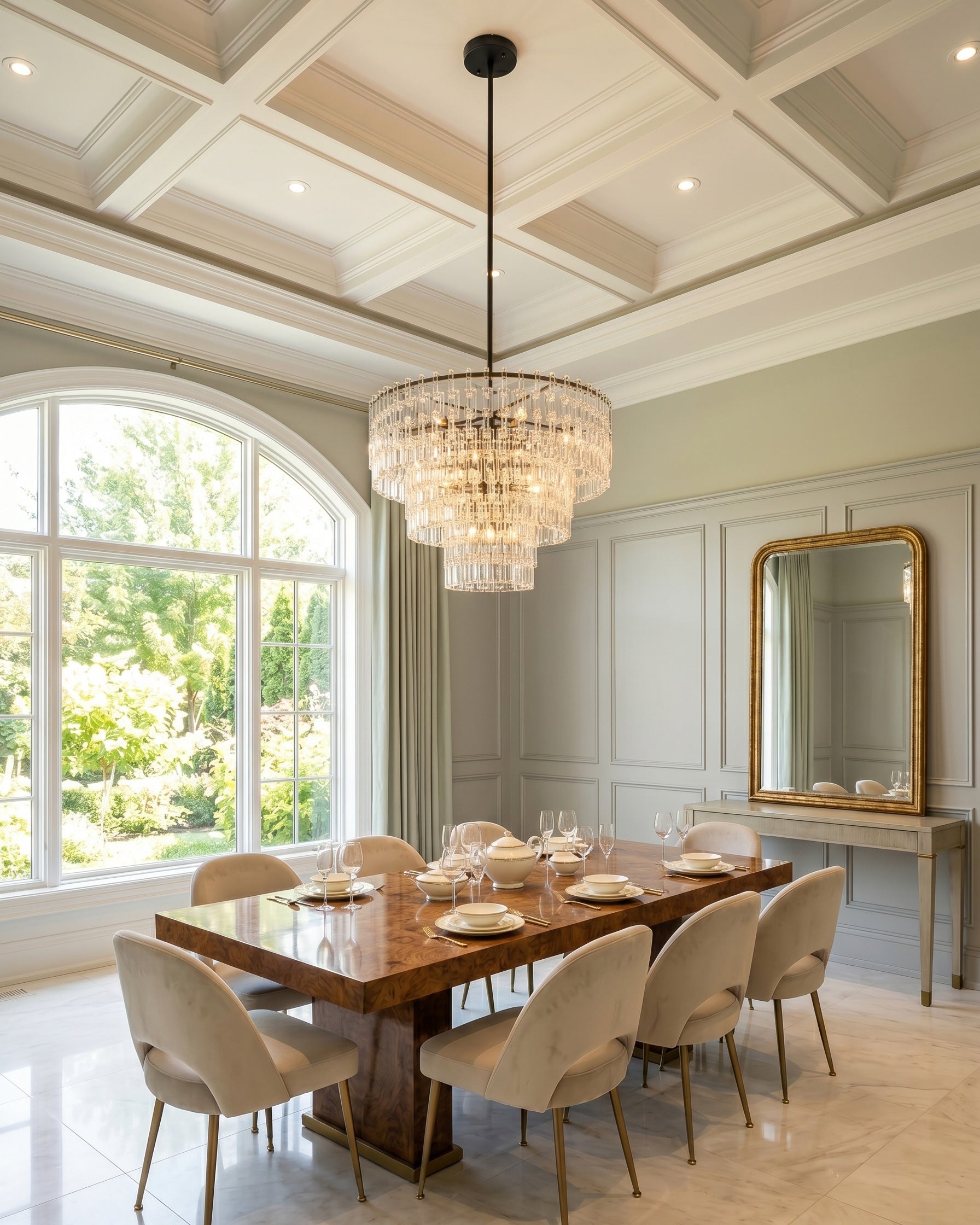 Lexington Tiered Crystal Chandelier