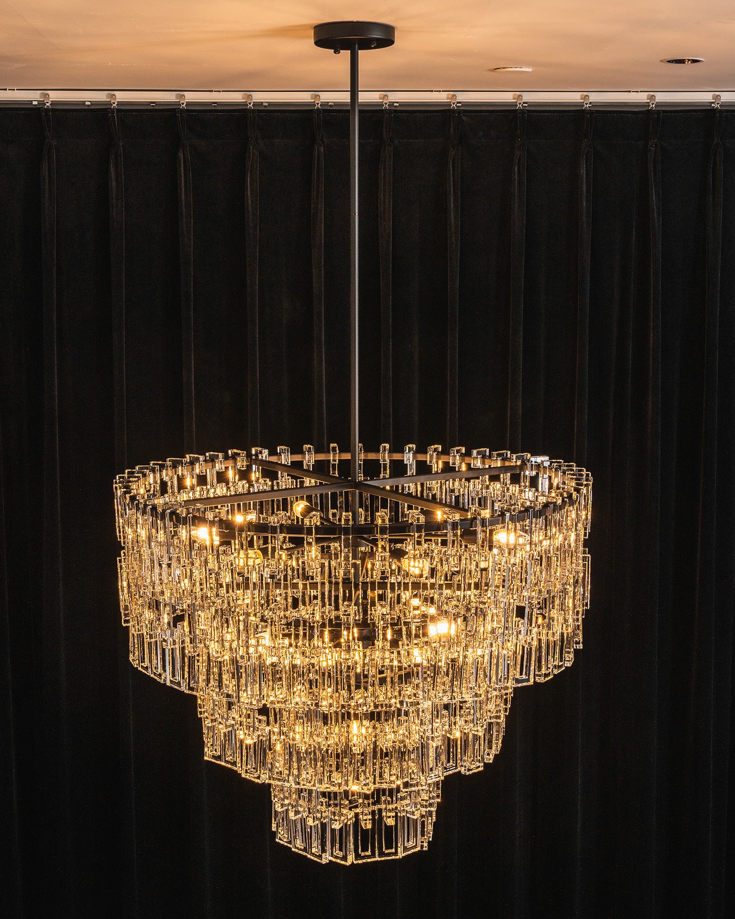 Lexington Tiered Crystal Chandelier