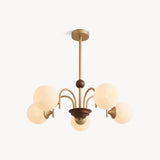 Linus Retro Glass Chandelier
