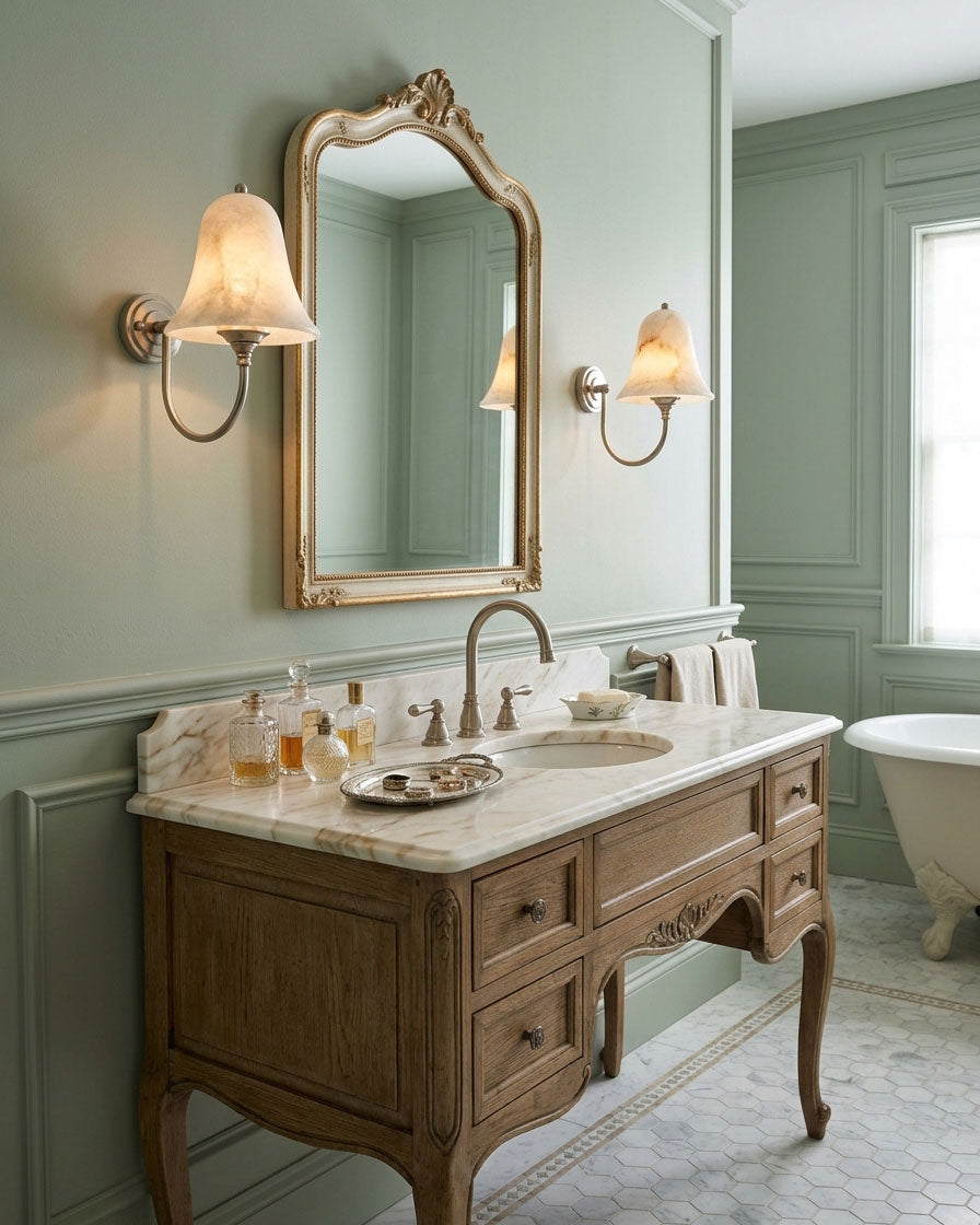 Livia Alabaster Wall Sconce