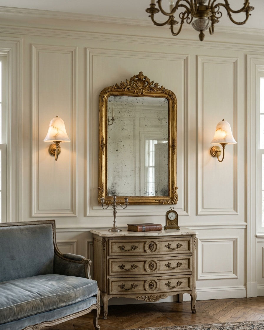 Livia Alabaster Wall Sconce