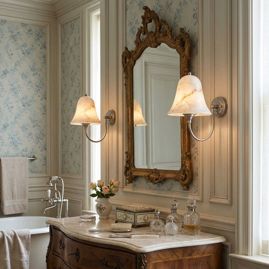 Livia Alabaster Wall Sconce