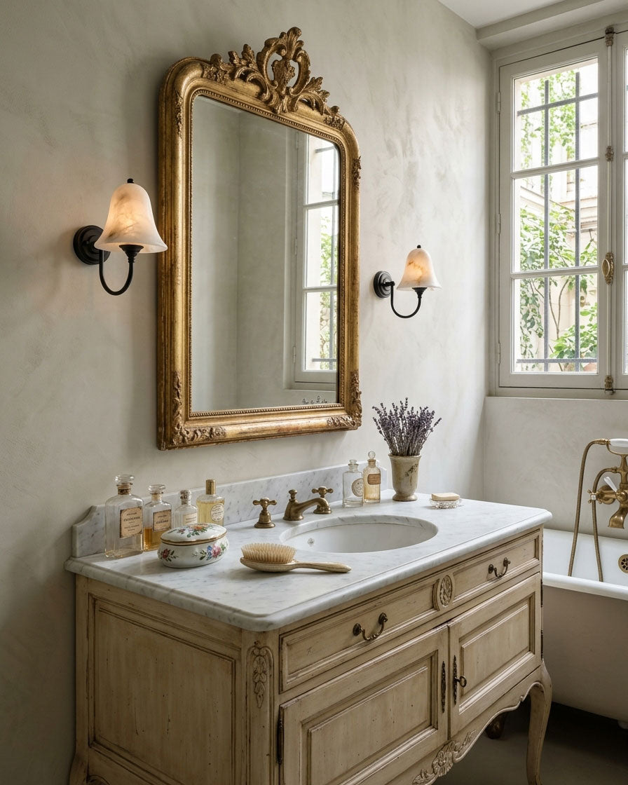 Livia Alabaster Wall Sconce