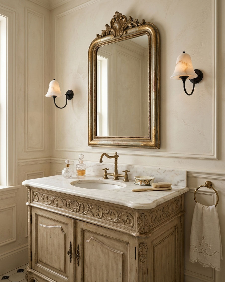 Livia Alabaster Wall Sconce