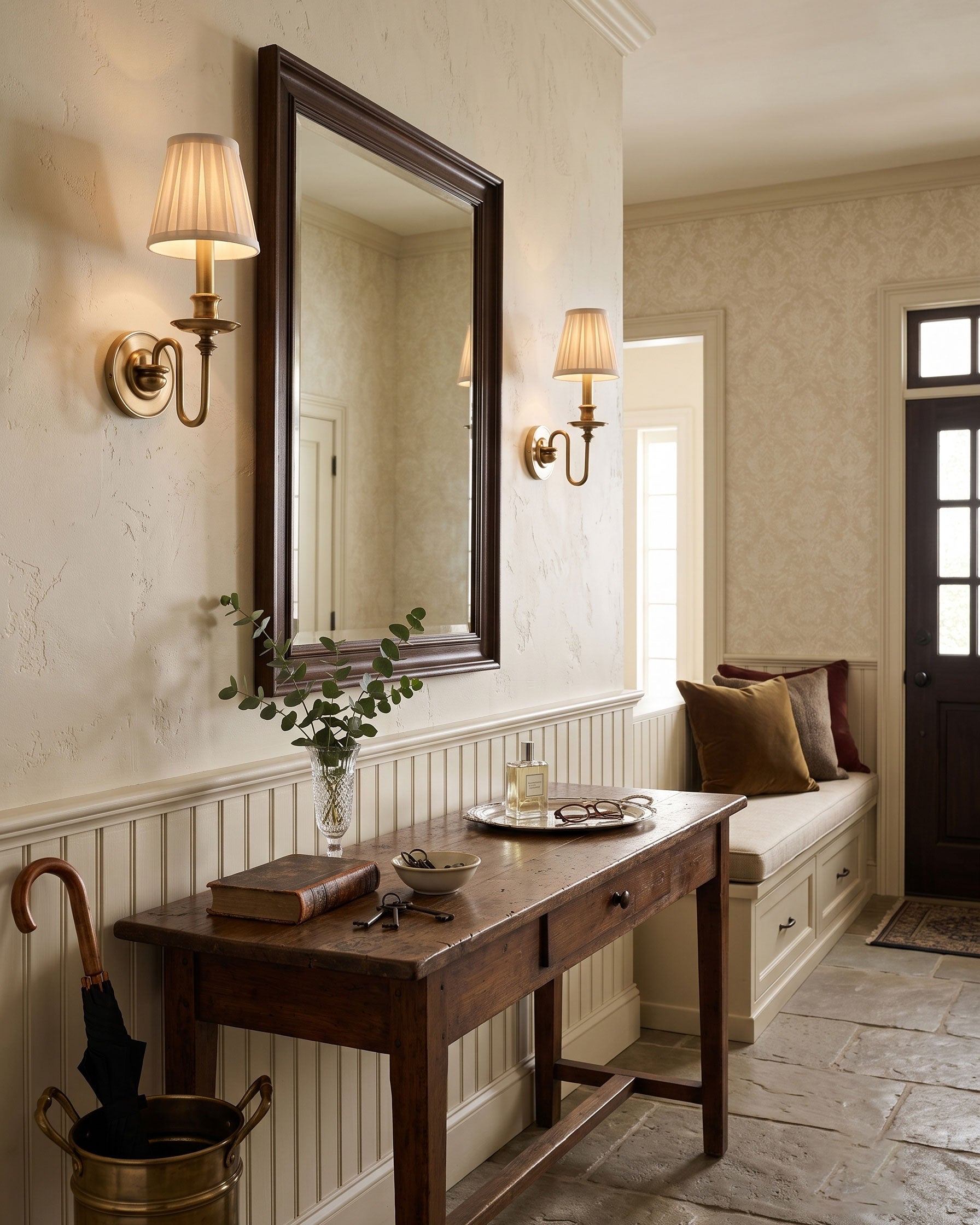 Llewellyn Fabric Shade Wall Sconce