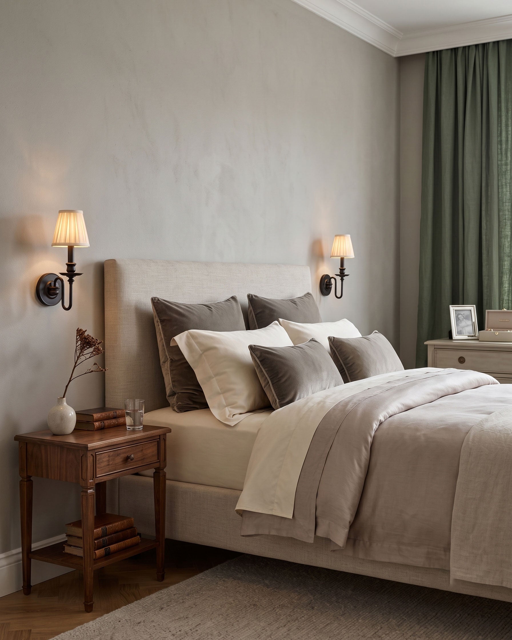 Llewellyn Fabric Shade Wall Sconce